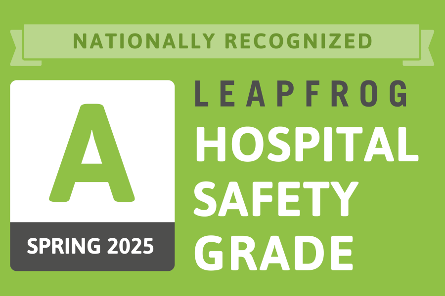 Awarded ‘A’ Hospital Safety Grade